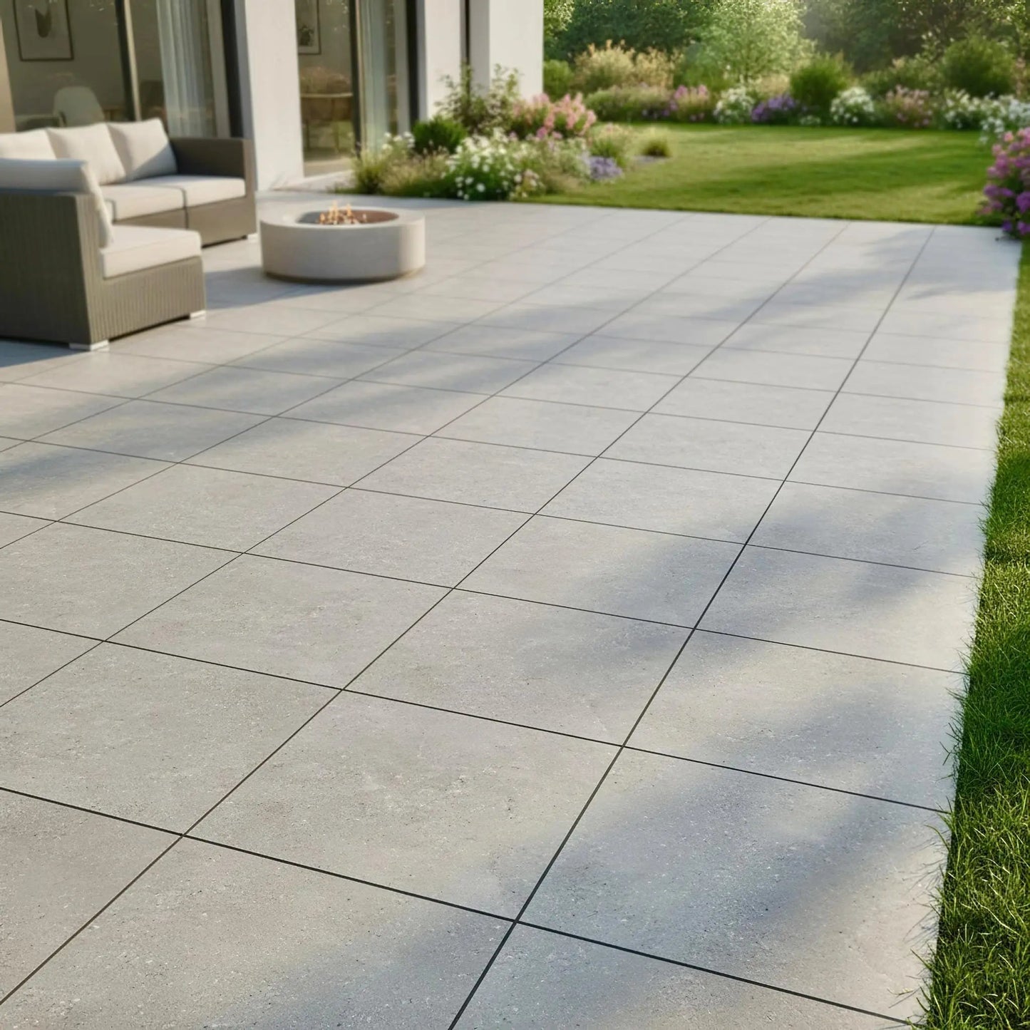 Carrelage extérieur effet pierre THANOS - 60 x 60 x 2 cm