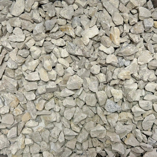 Gravier concassé CALCAIRE GRIS CHAMPAGNE - 6/10 mm Minéral pierre naturelle