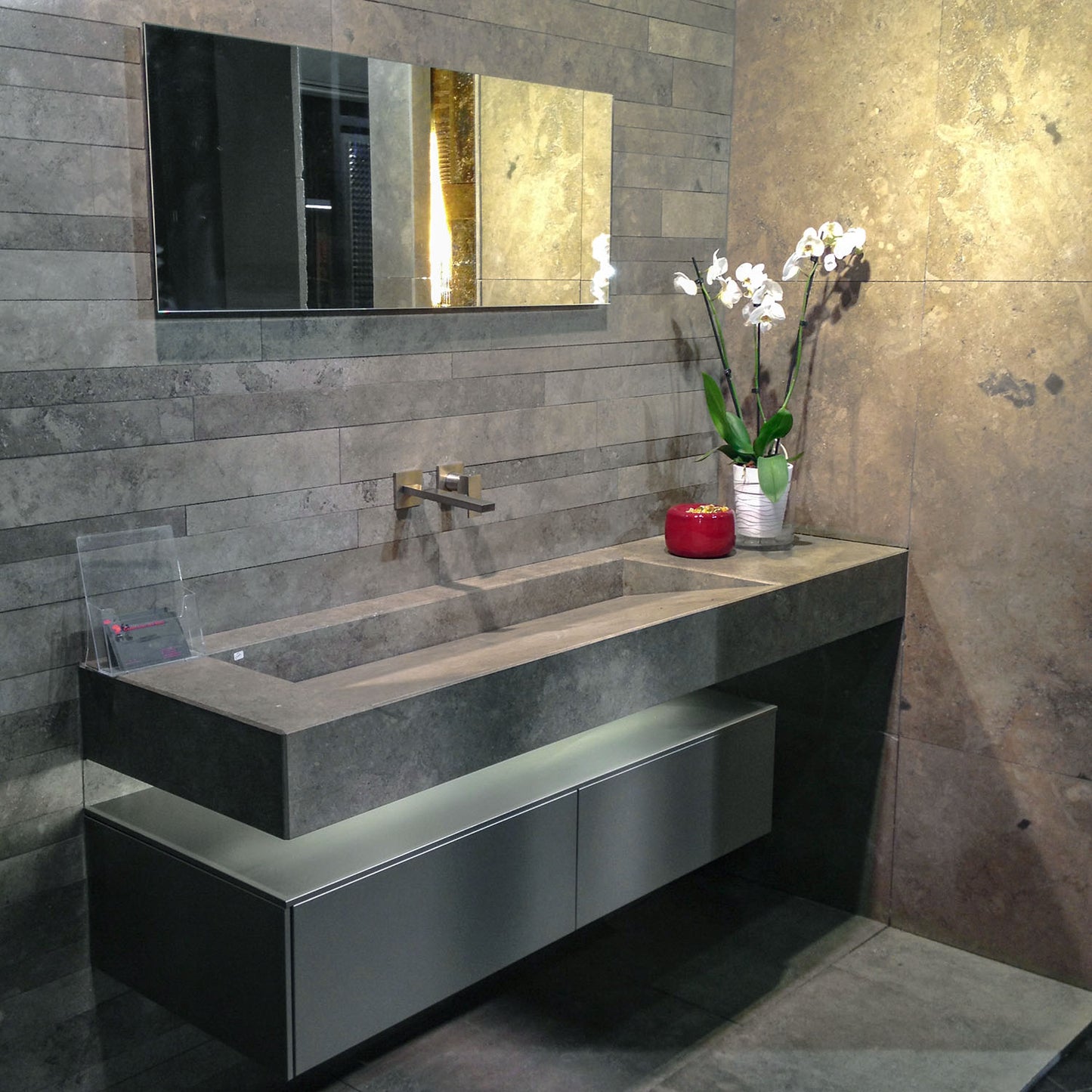 Calcaire GRIS TARAGONE brossé