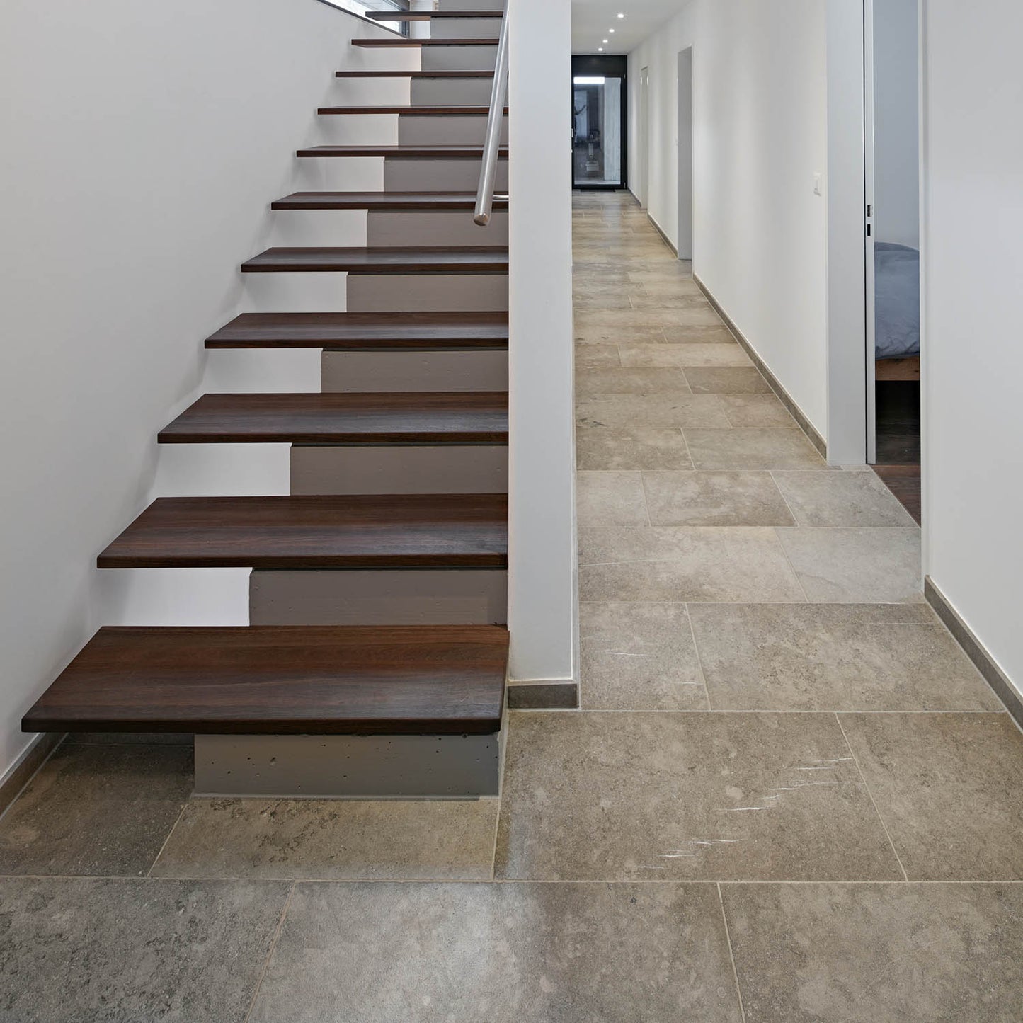 Calcaire GRIS TARAGONE brossé