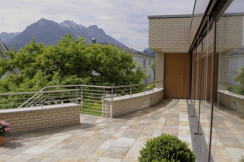 Dallage rectangulaire en QUARTZITE NOBLE
