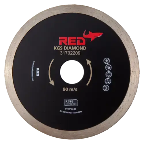 Disque diamanté KGS K828 ⌀ 125 mm - 22.2 | Céramique Minéral pierre naturelle