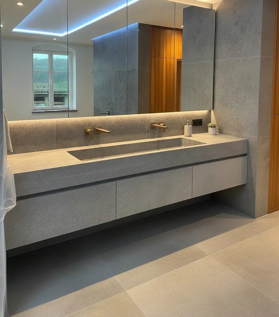 Calcaire KIRCHHEIMER MUSCHERKALK adouci Minéral pierre naturelle