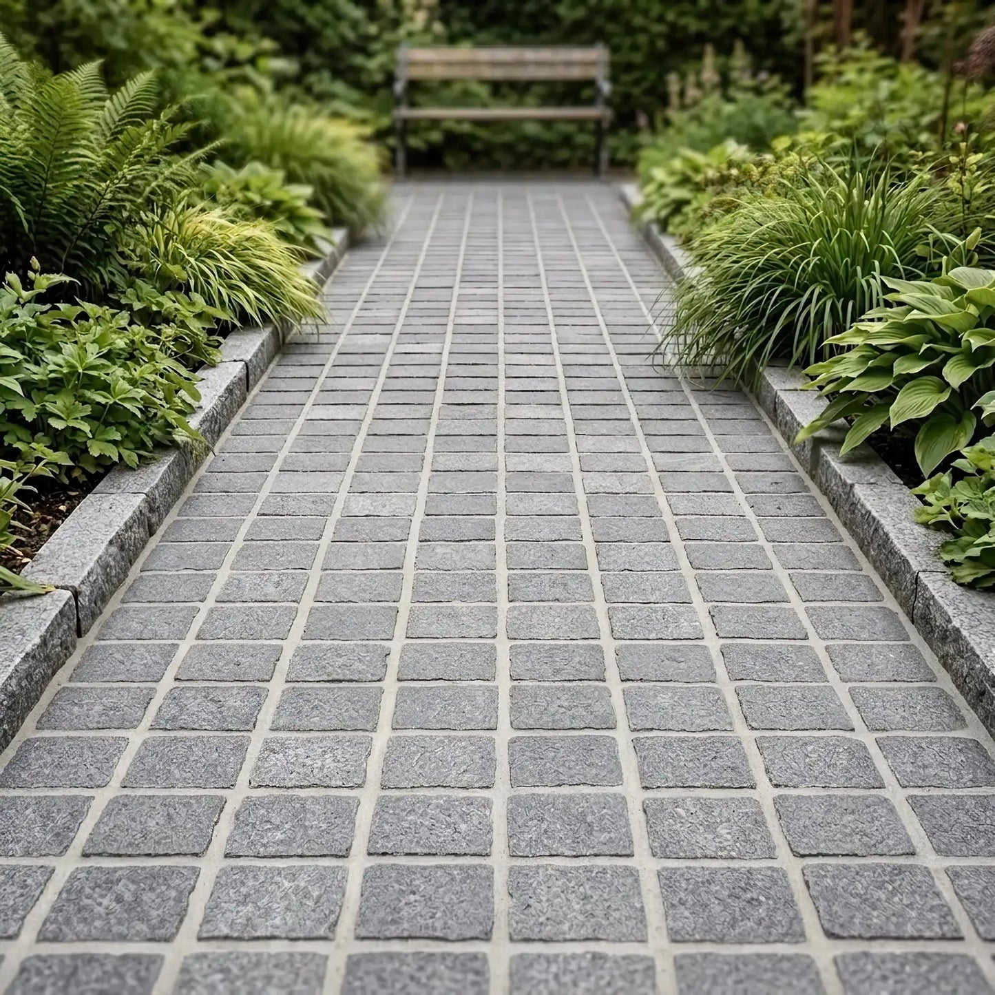 Pavé en granit KURU DARK flammé Minéral pierre naturelle