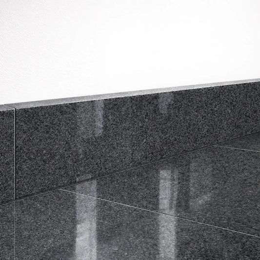 Plinthe en granit KURU DARK poli Minéral pierre naturelle