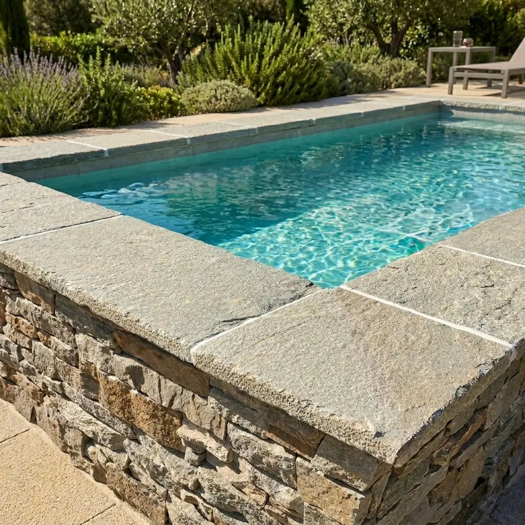 Margelle en quartzite ADRIATICO Minéral pierre naturelle