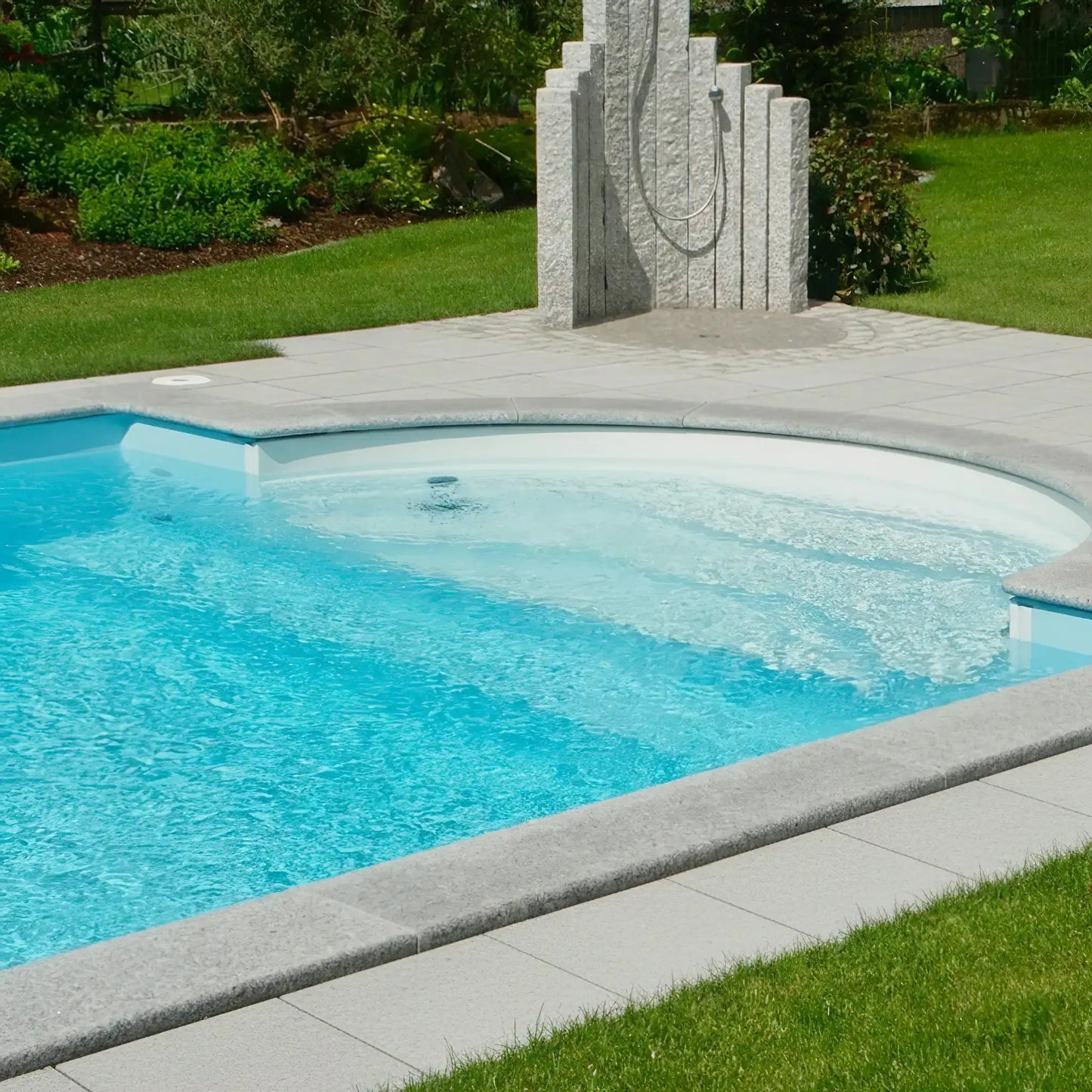 Margelle en granit SILVERSAND Minéral pierre naturelle