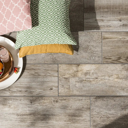 Grès cérame effet bois EMBER - Minéral Pierre Naturelle