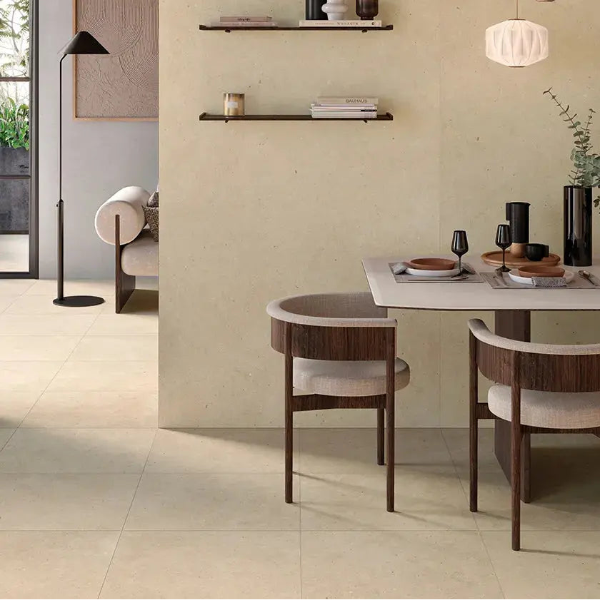 Grès cérame effet béton GOLD CATALAN Minéral pierre naturelle