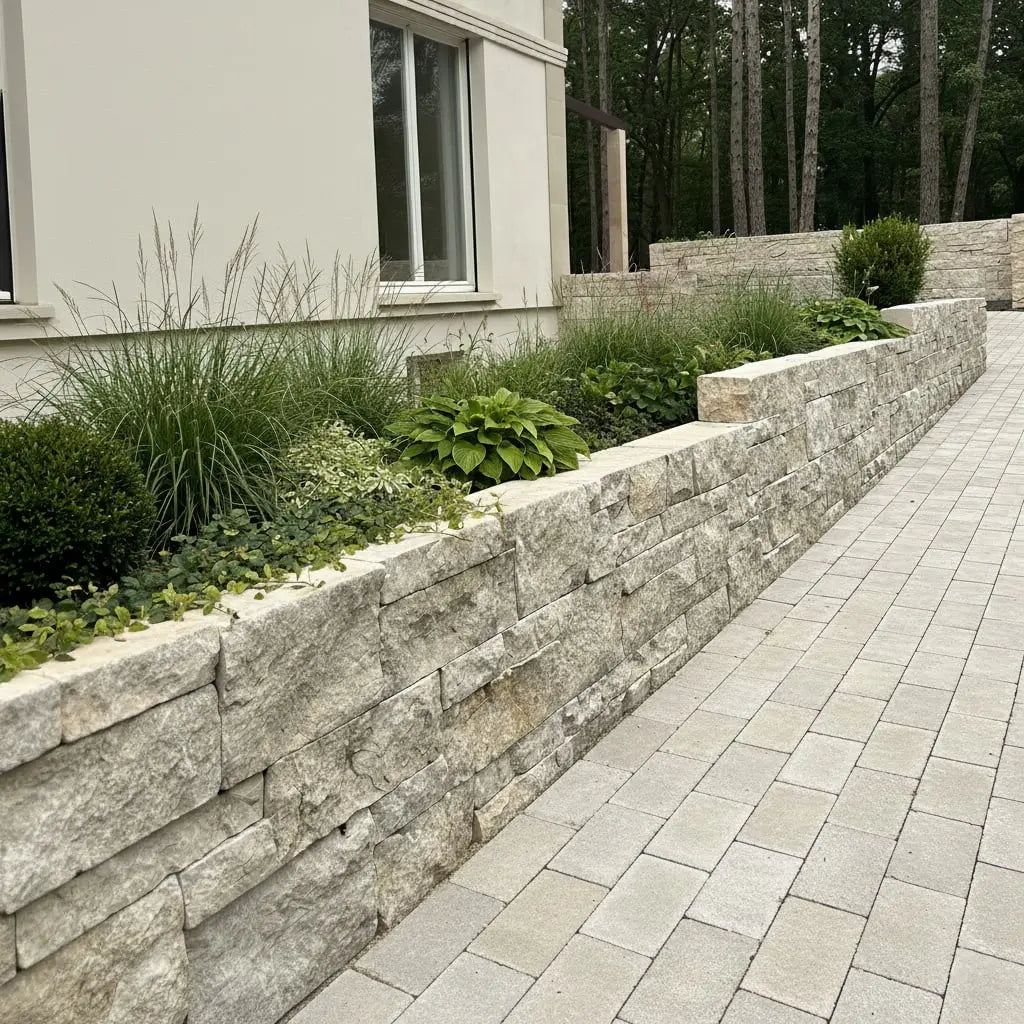 Brique en pierre calcaire ALMENDRA LIGHT