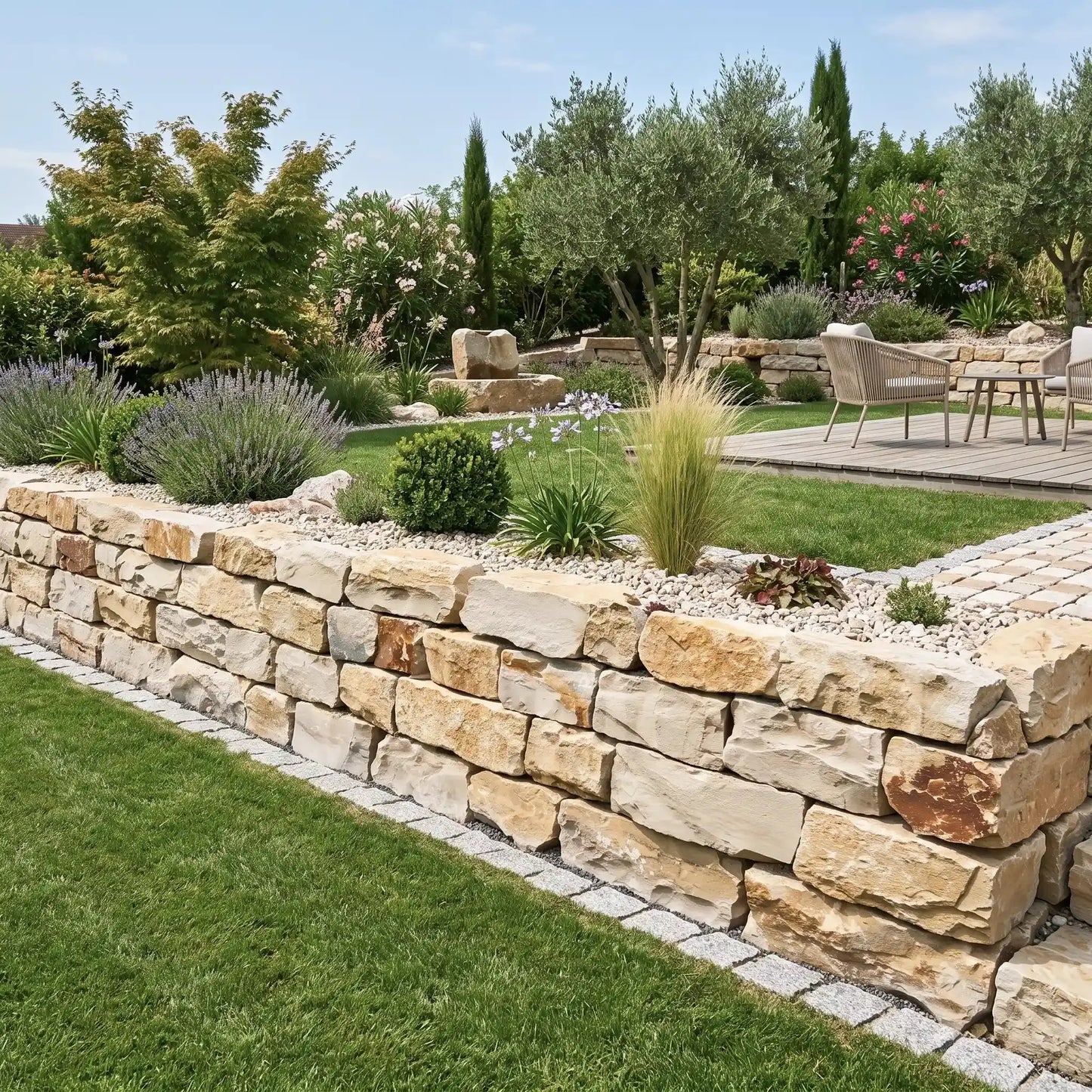MUREUSE DE L'YONNE Retaining walls