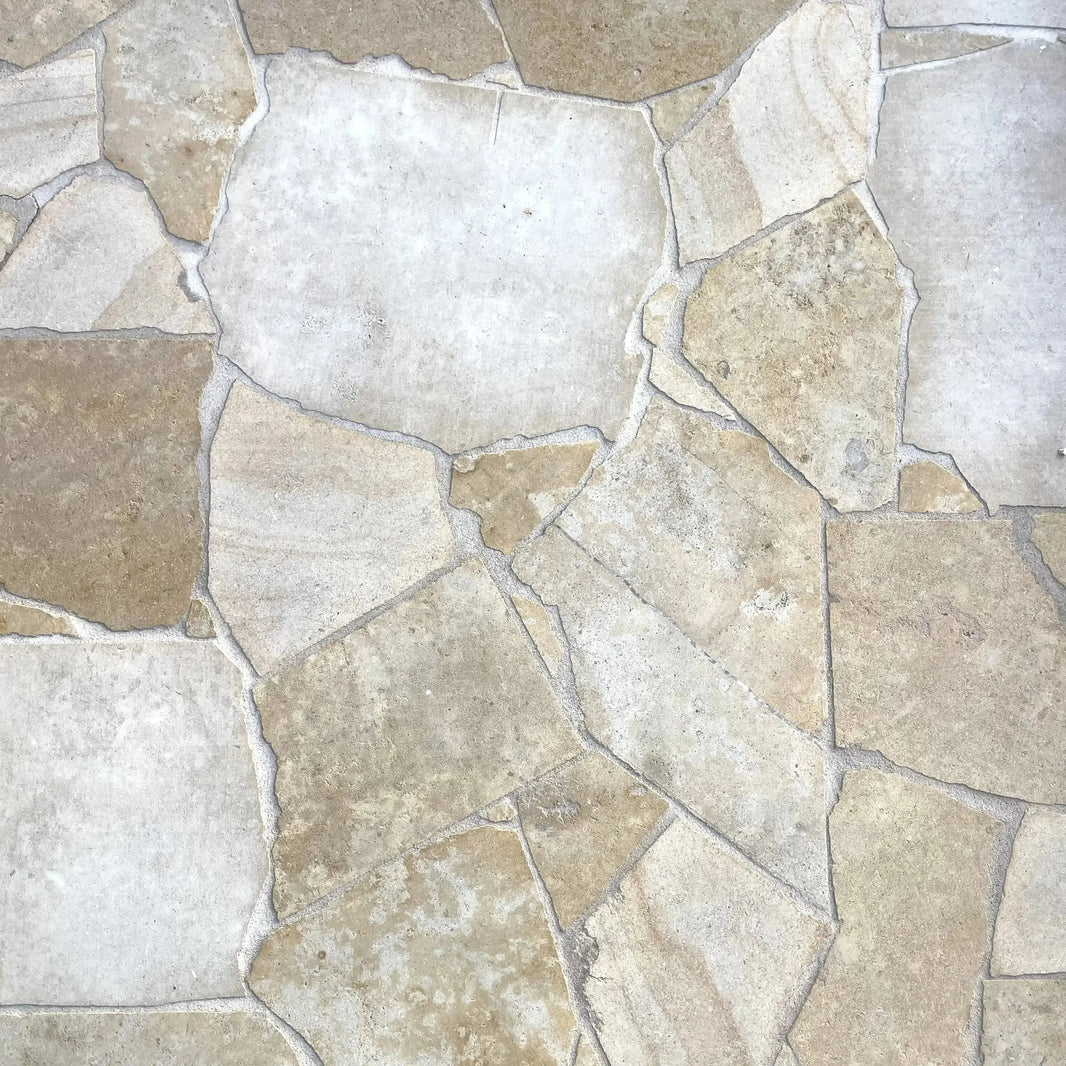 Opus Incertum intérieur en QUARTZITE LUZERNE | Pierre naturelle ...