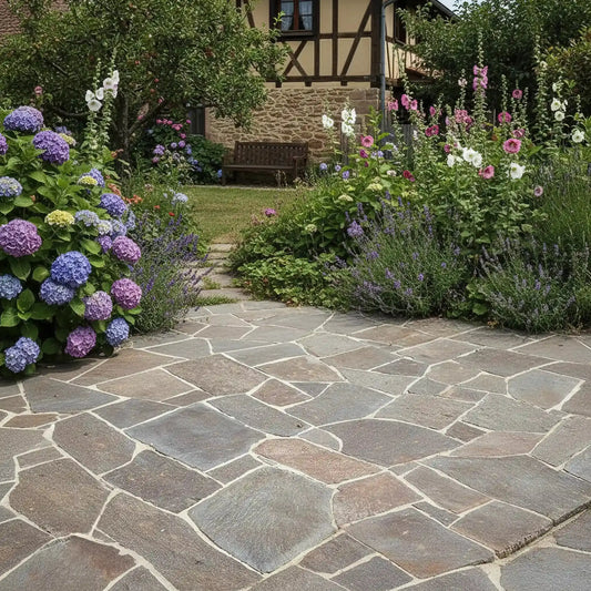 Opus Incertum en PORPHYRE Minéral pierre naturelle