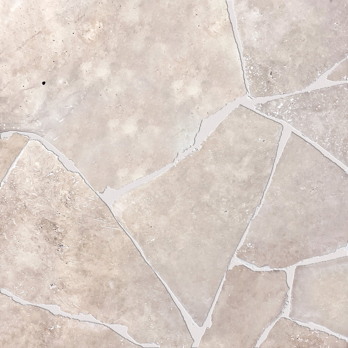 Opus Incertum en TRAVERTIN - Grand format Minéral pierre naturelle