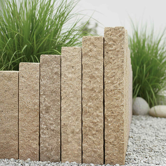 Palissade en granit JAUNE SAVANE