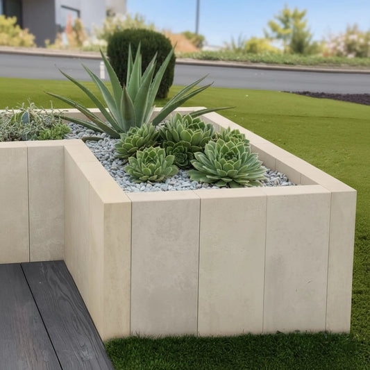 Palissade en pierre calcaire SINAI PEARL