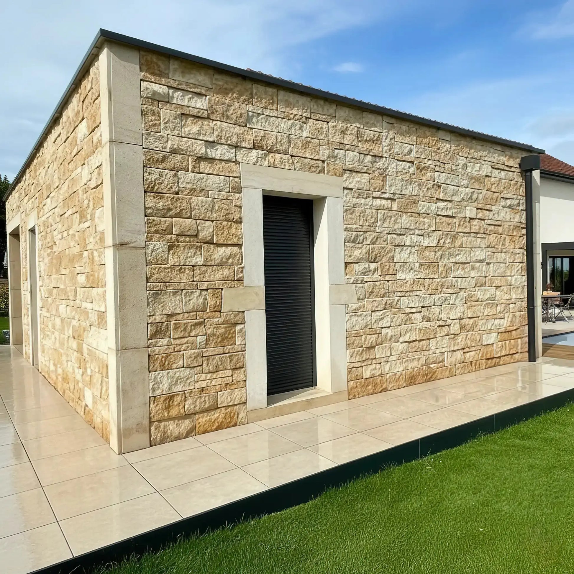 Parement en PIERRE CALCAIRE Minéral pierre naturelle