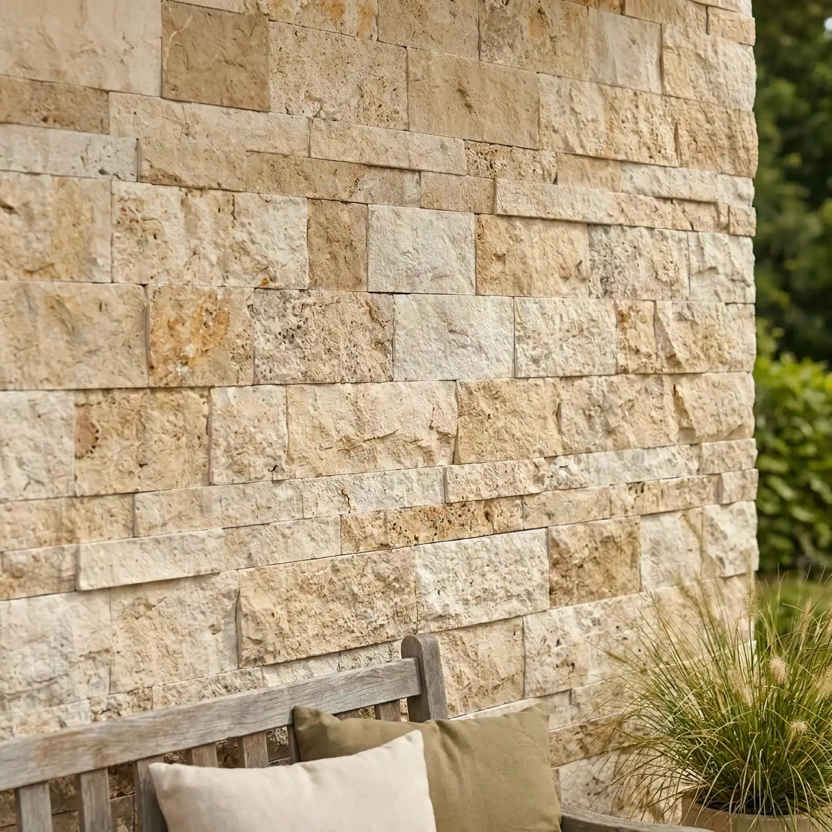 Parement TRAVERTIN brut Minéral pierre naturelle