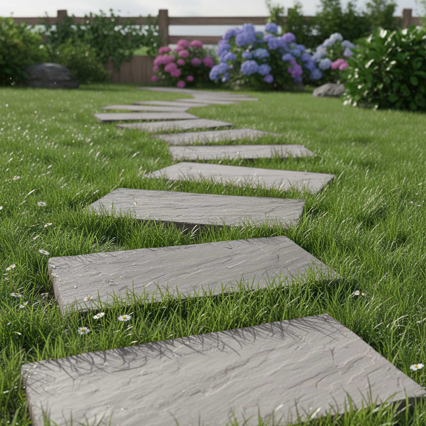 Pas japonais en grès KANDLA GREY