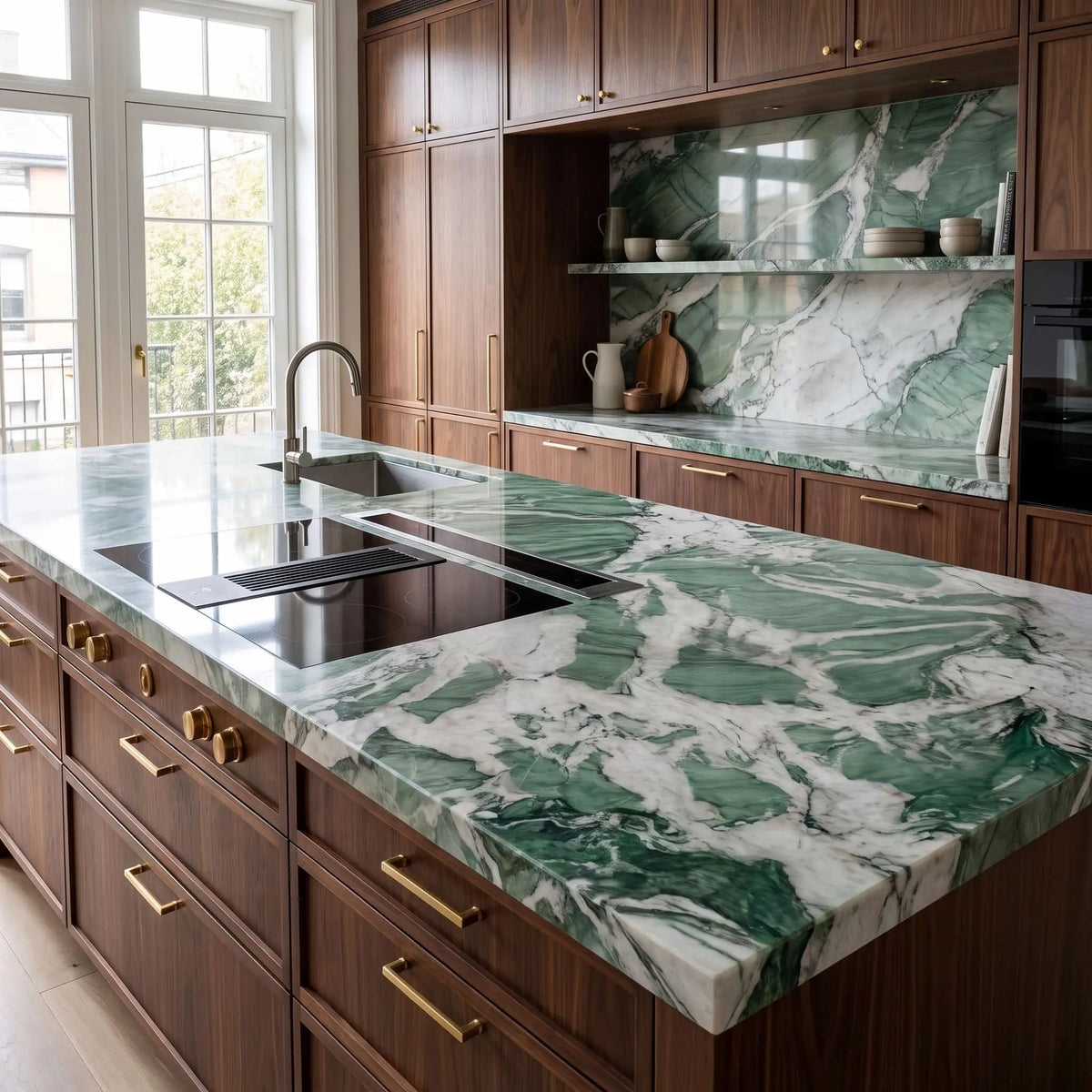 Quartzite PATAGONIA GREEN Minéral pierre naturelle