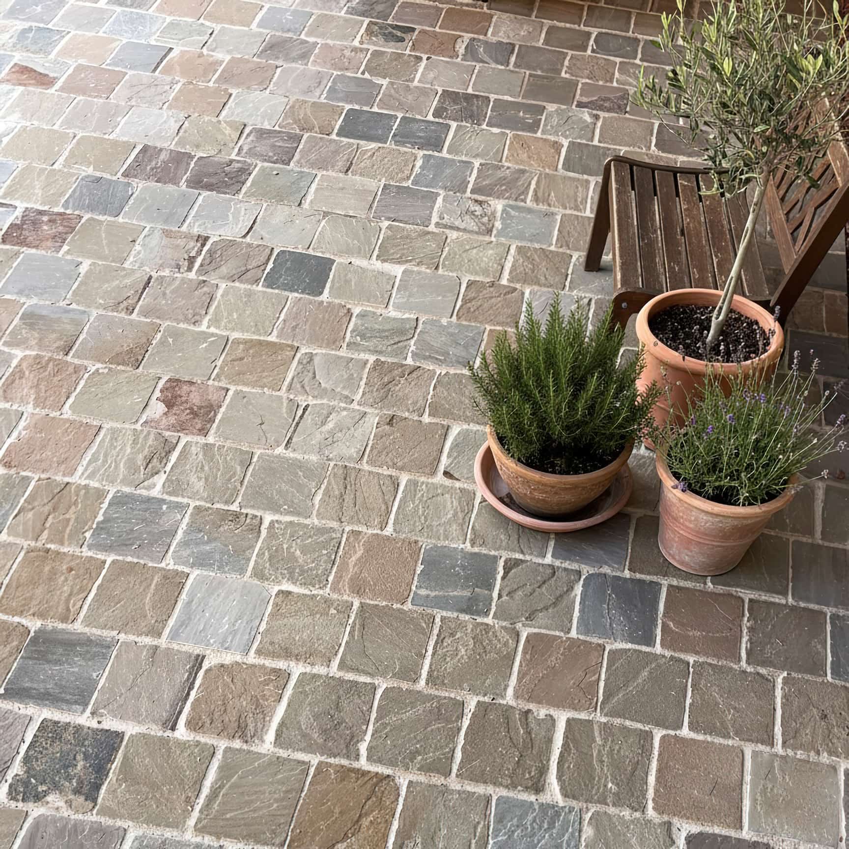 Pavé en grès DORATO Minéral pierre naturelle
