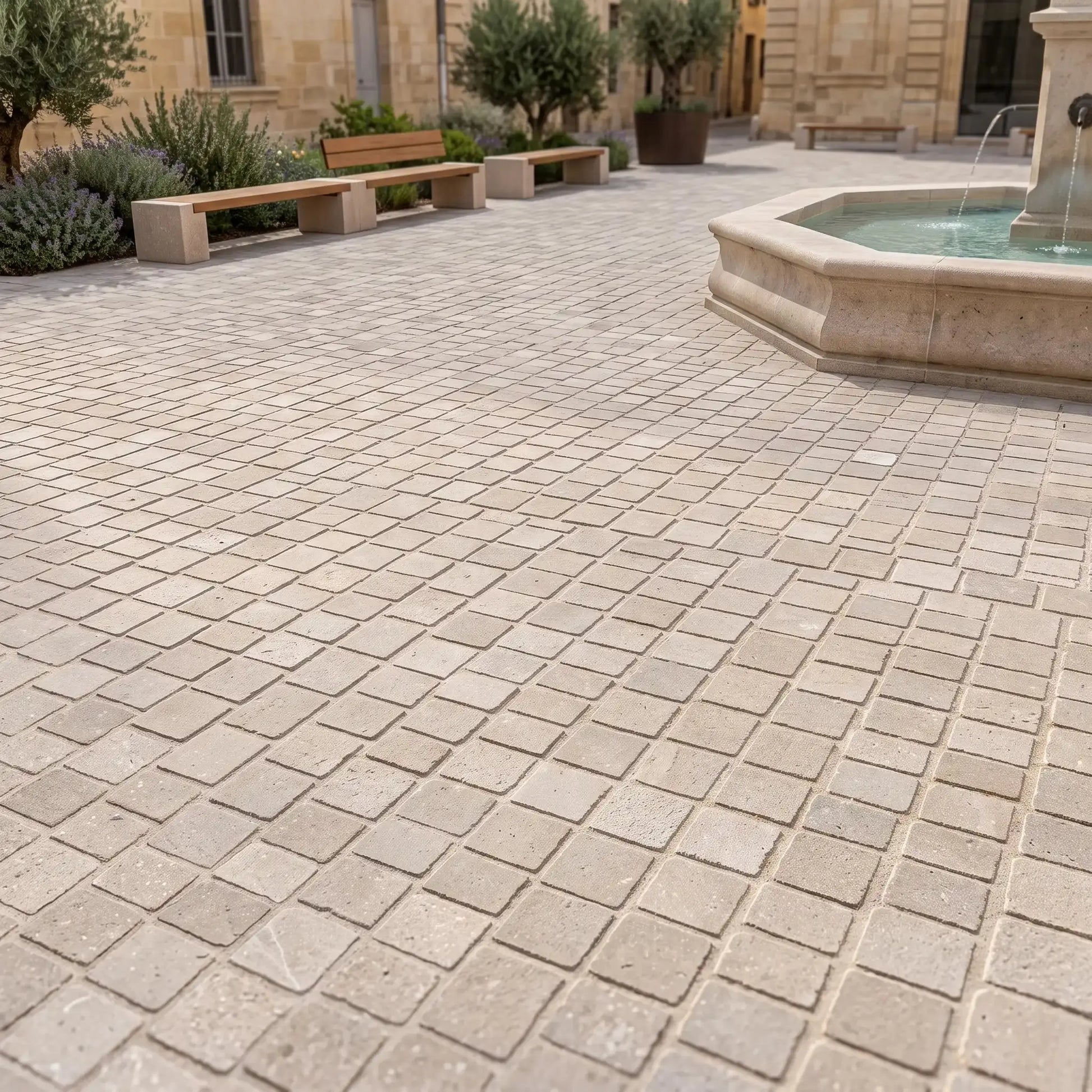Pavé en pierre d'HAUTEVILLE Minéral pierre naturelle