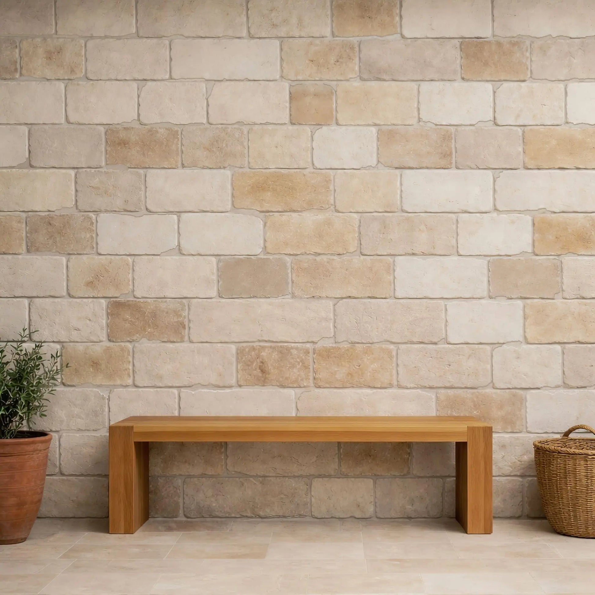 Parement en pierre calcaire ANTICA Minéral pierre naturelle