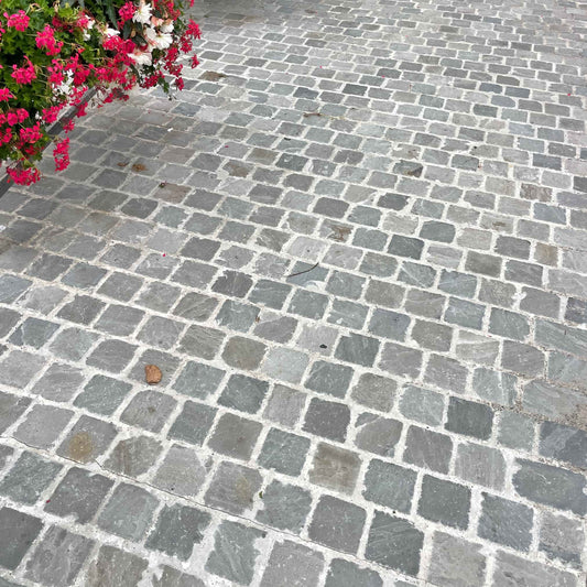 Pavé en grès KANDLA GREY Minéral pierre naturelle