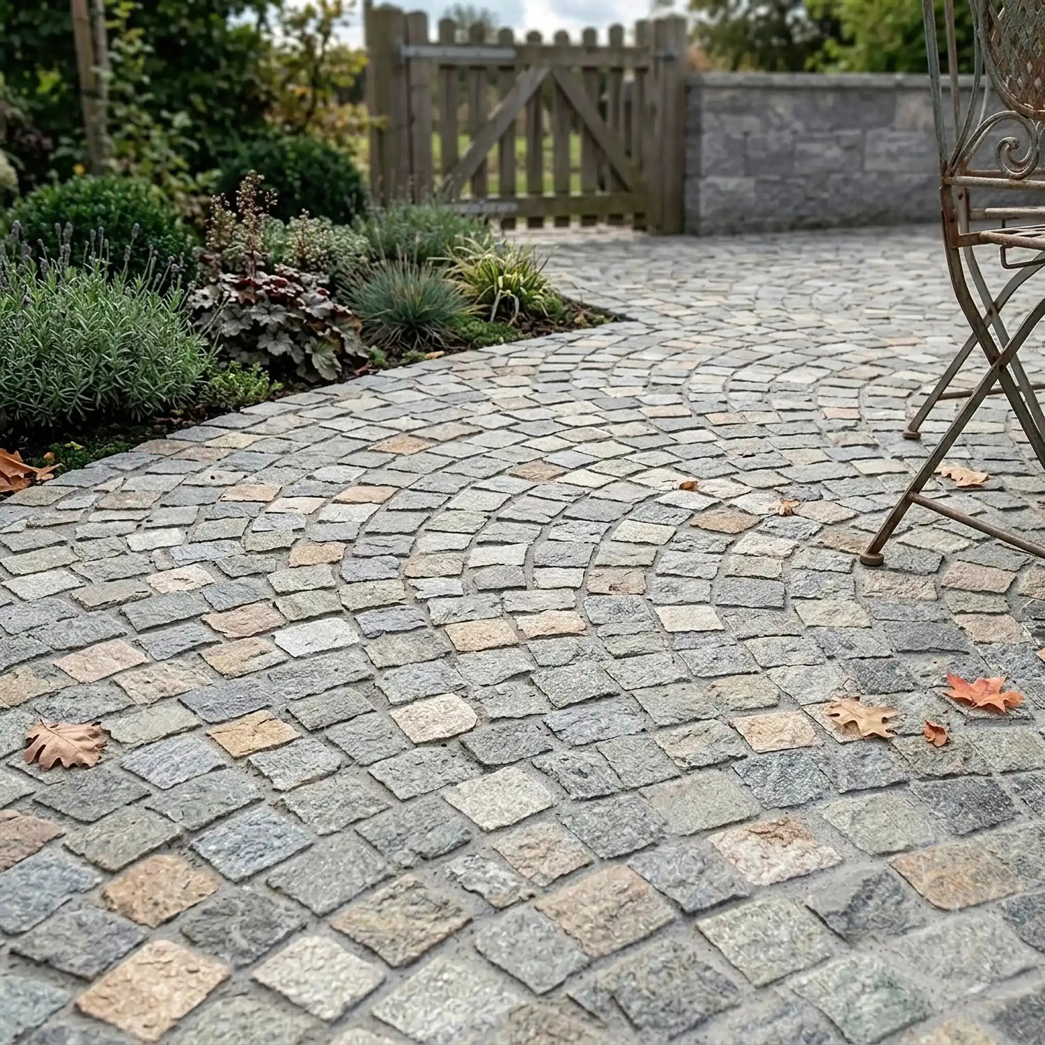 Pavé en PIERRE DE LUZERNE Minéral pierre naturelle