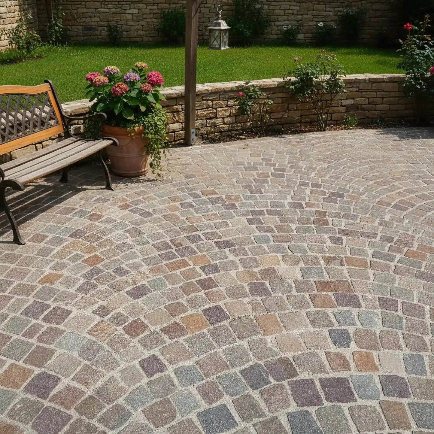 Pavé en PORPHYRE Minéral pierre naturelle