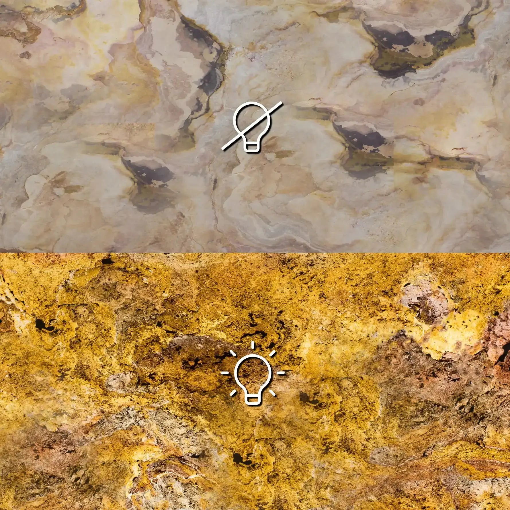 Feuille de pierre naturelle PEACOCK translucide Minéral pierre naturelle