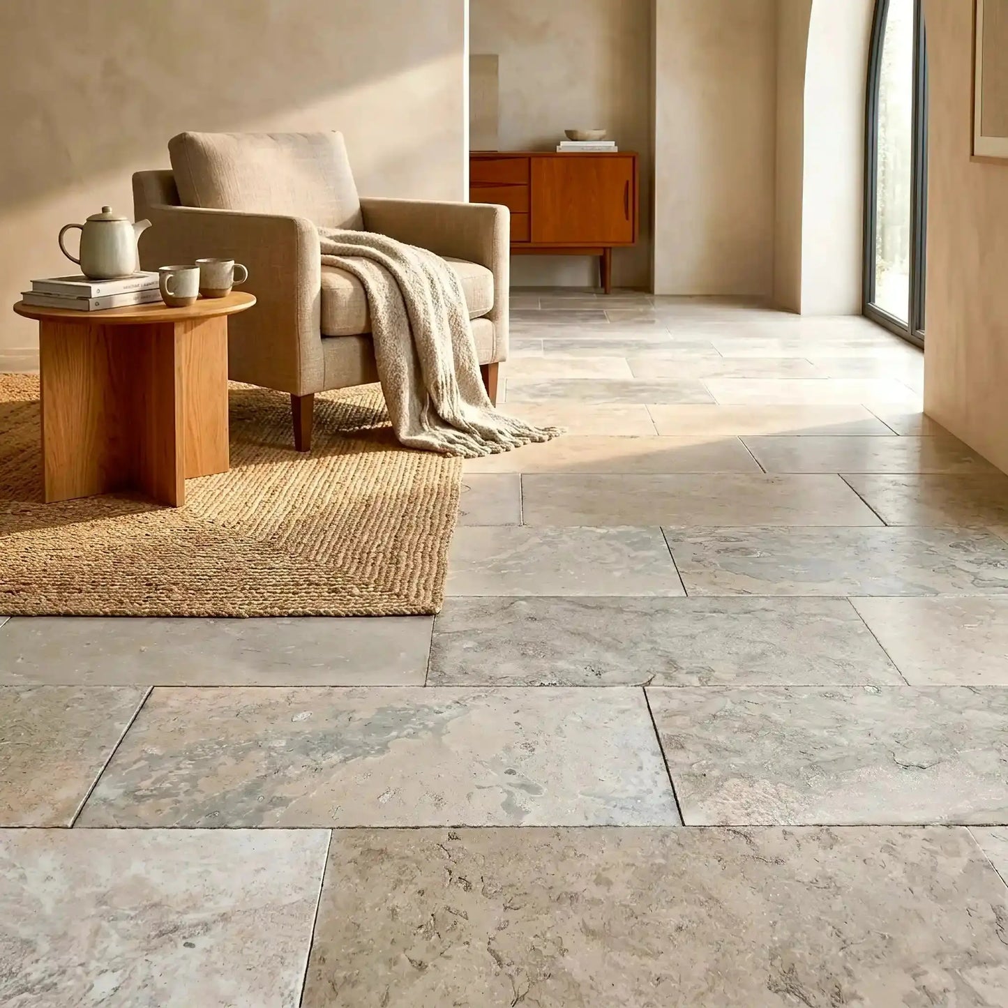 Dallage intérieur en PIERRE DU PERIGORD Minéral pierre naturelle