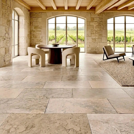 Dallage intérieur en PIERRE DU PERIGORD Minéral pierre naturelle