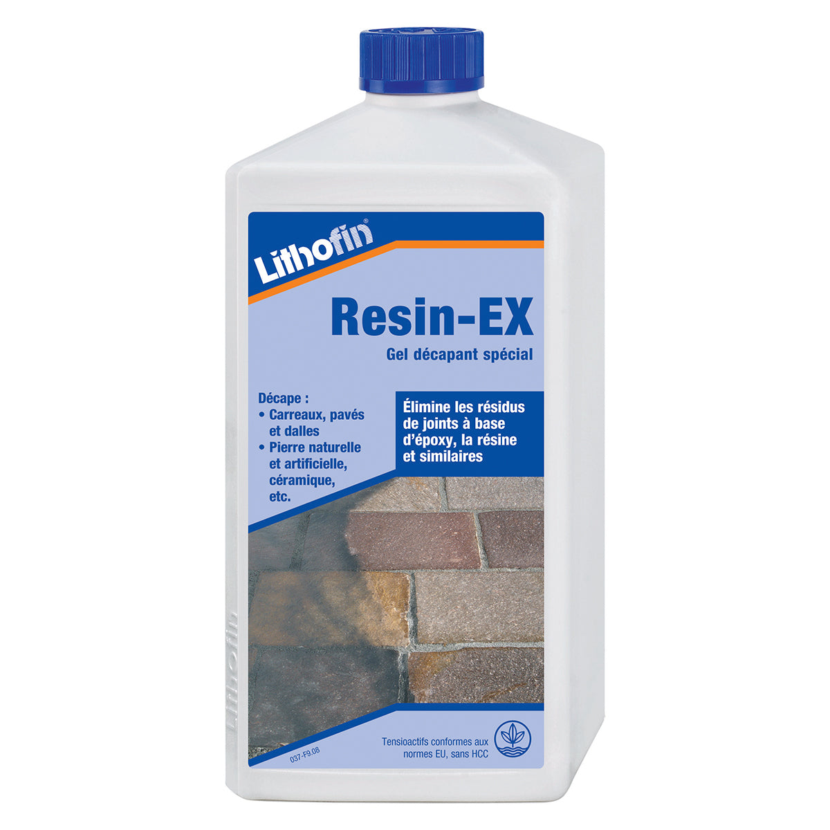 Gel décapant spécial pierre naturelle - LITHOFIN Resine-Ex 1 L