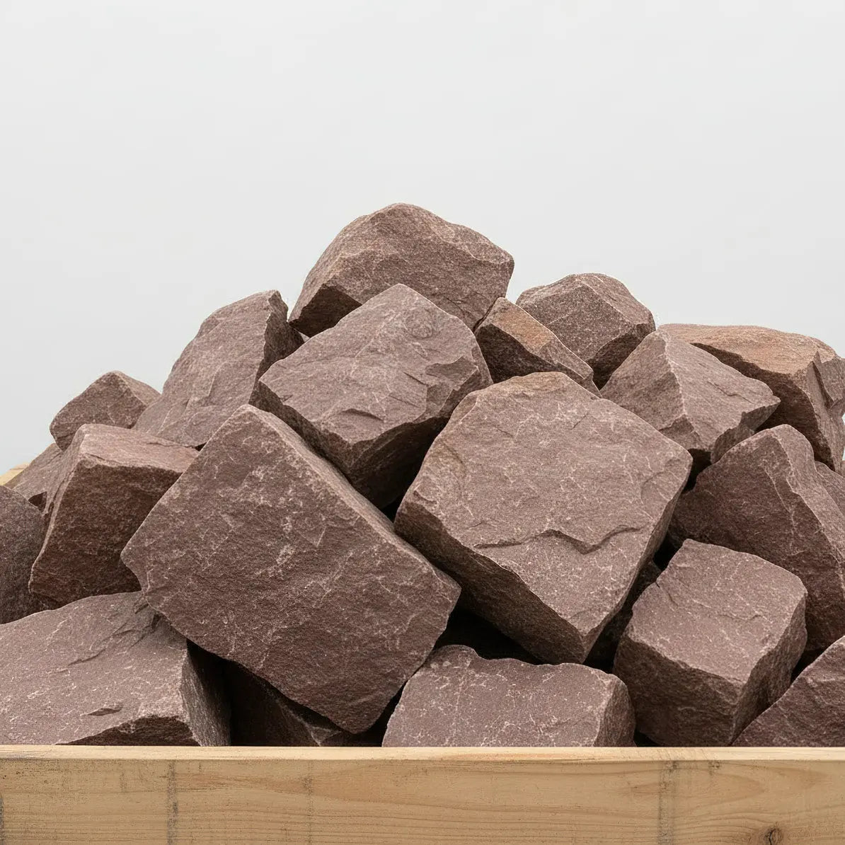 GRÈS QUARTZITIQUE ROUGE - Gros rochers Minéral pierre naturelle