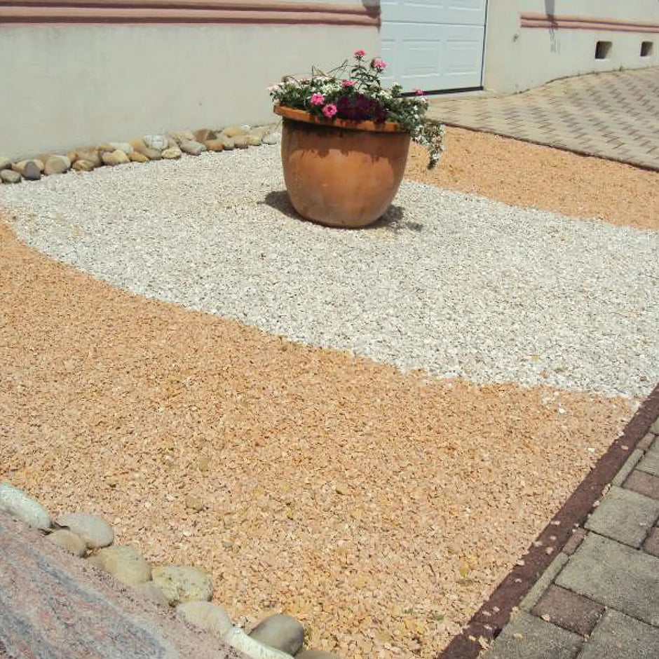 Graviers décoratifs pour jardin, allée, cour et aménagement extérieur ...