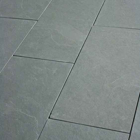Dallage en SCHISTE GRIS BLEU