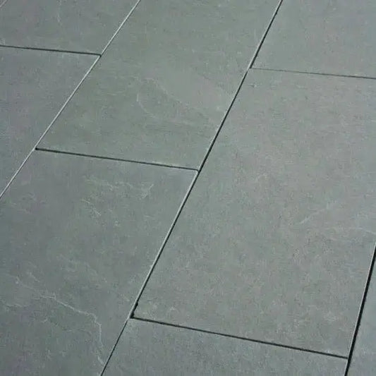 Dallage en SCHISTE GRIS BLEU - Minéral Pierre Naturelle