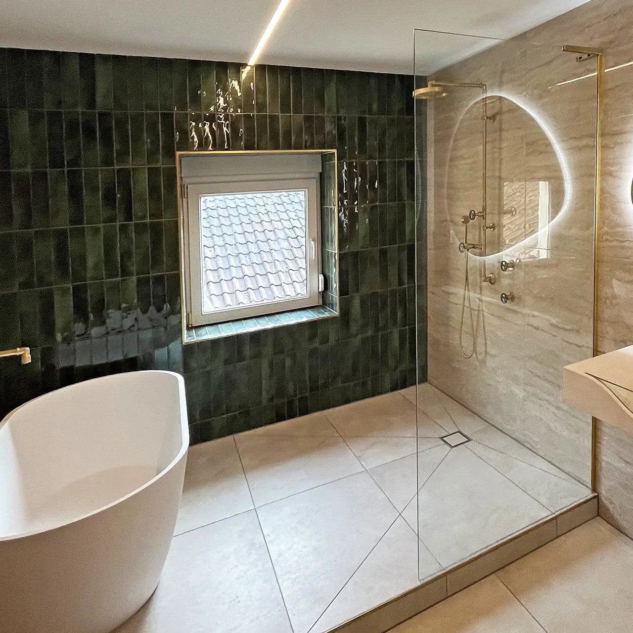 Carrelage effet zellige MOSS Brillant