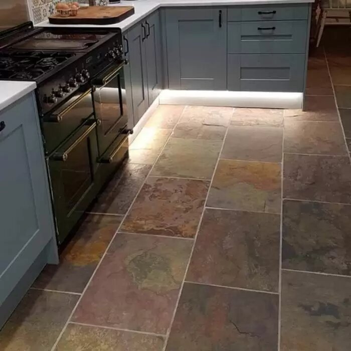 Dallage en QUARTZITE PEACOCK
