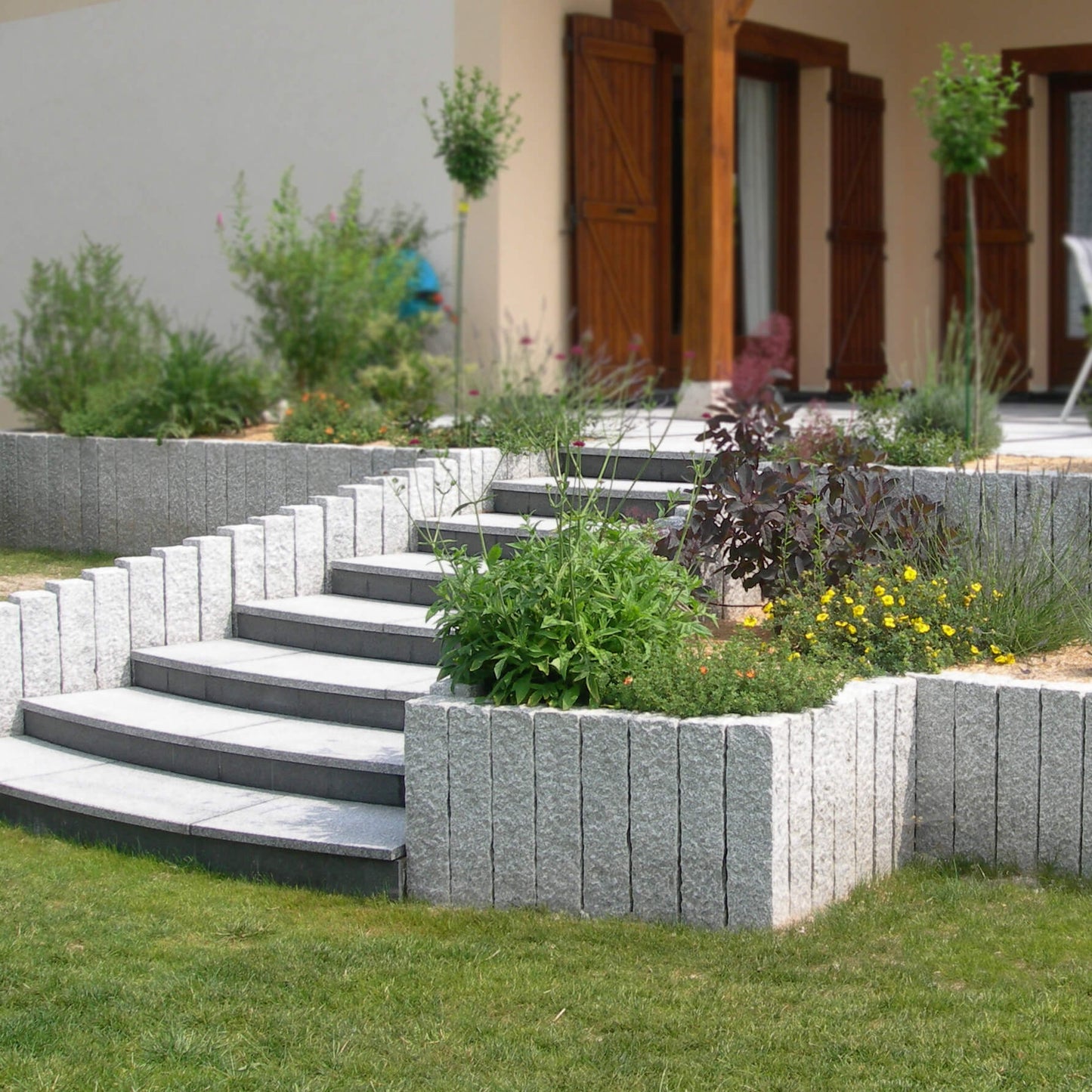 Palissade en granit SILVERSAND Broché