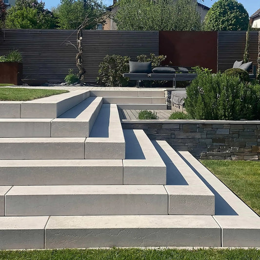 Marche bloc en pierre calcaire SINAI PEARL - Minéral Pierre Naturelle