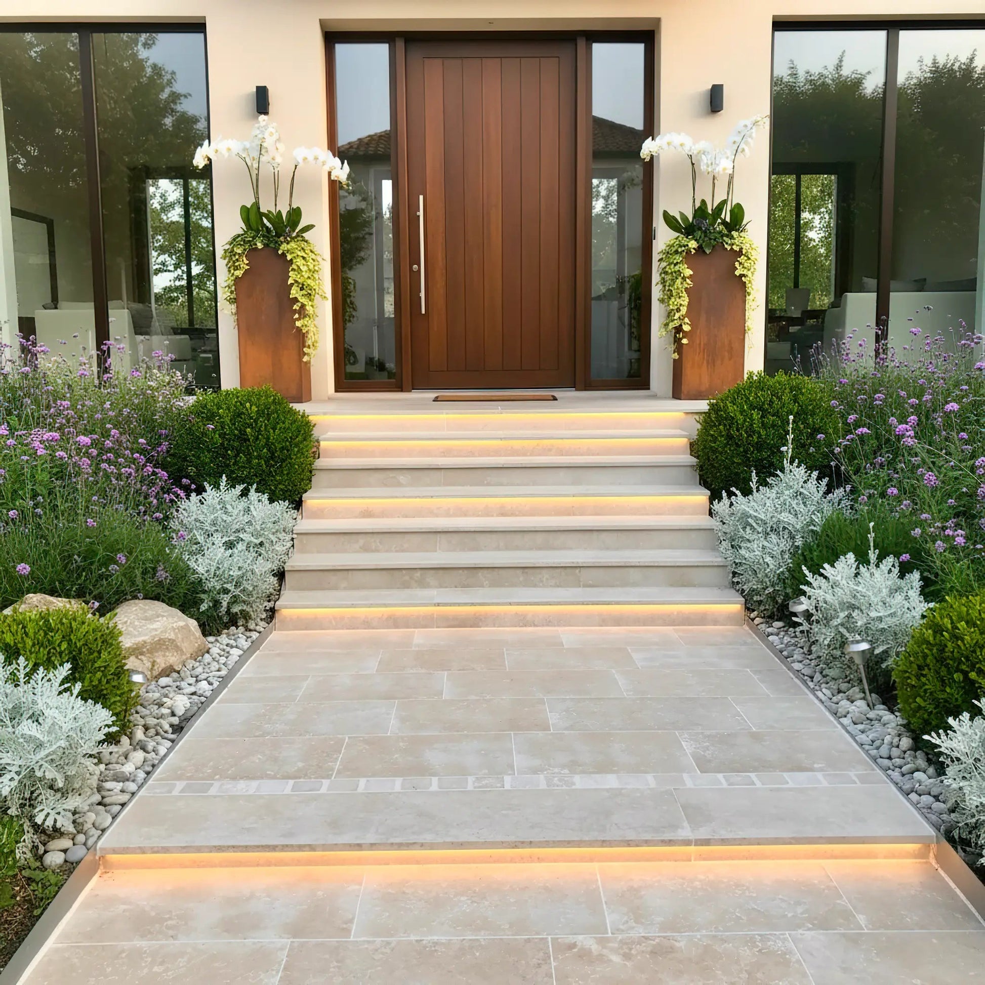 Dallage en pierre calcaire SINAI PEARL vieilli Minéral pierre naturelle