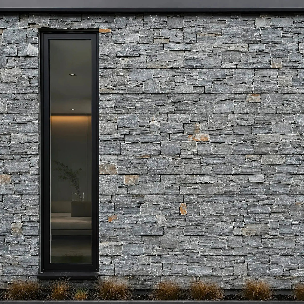 Parement QUARTZITE SLIVERT - Préassemblé + Angles Minéral pierre naturelle