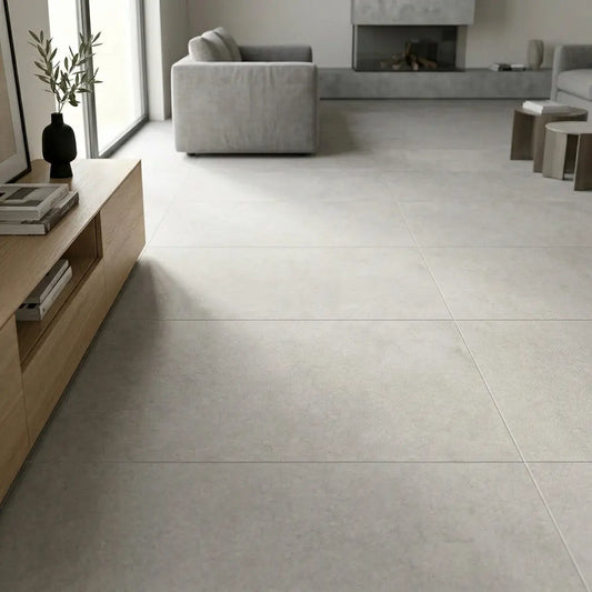 Carrelage effet béton INTEGRA - 120 x 60 cm Minéral pierre naturelle