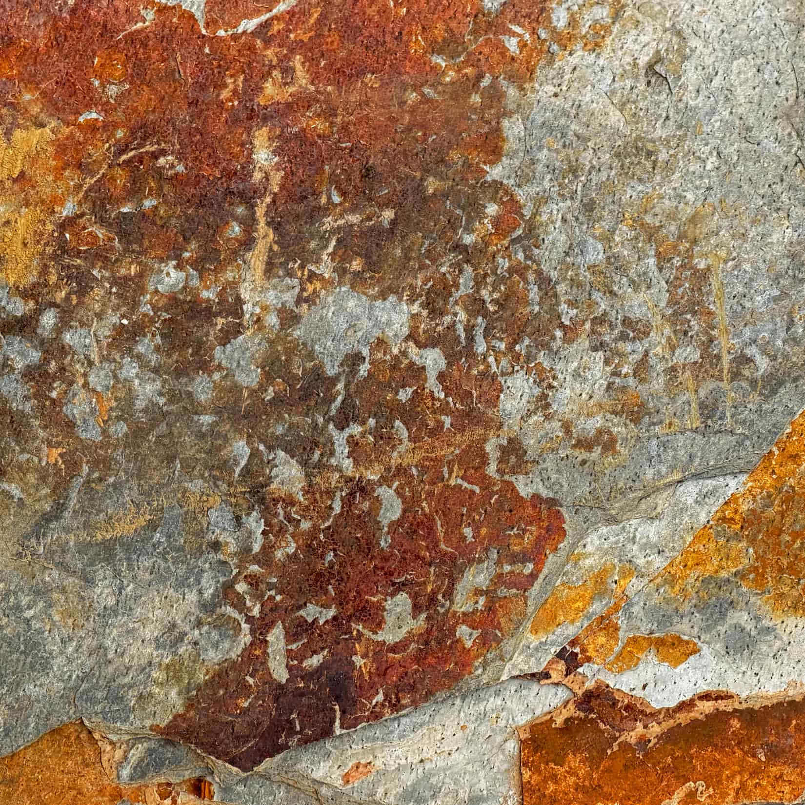 Pas japonais en ARDOISE MULTICOLORE Minéral pierre naturelle