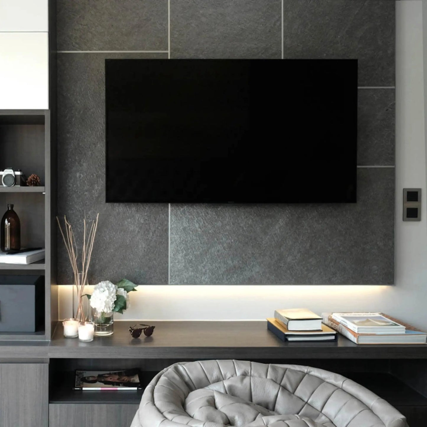 Feuille de pierre naturelle TITANE Minéral pierre naturelle