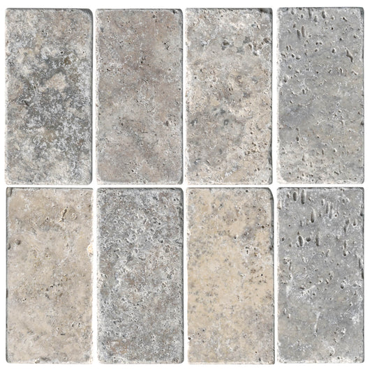 Pavé en TRAVERTIN SILVER
